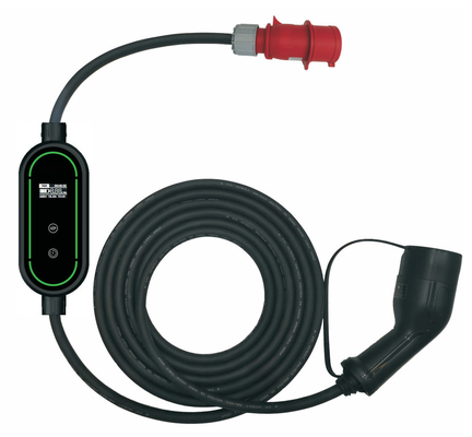 11kW предохранение от 480V Amps утечки заряжателей типа 2 EV портативное регулируемое
