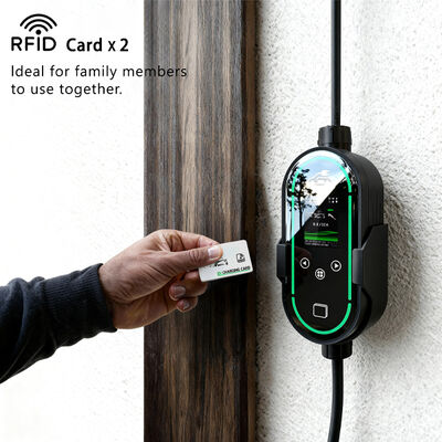 купить Портативное зарядное устройство для электромобилей с защитой IP67, максимальным выходным током 16А и OLED-экраном 2,4 дюйма онлайн изготовление