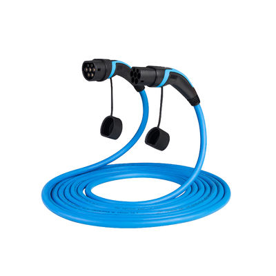 Тип 2 соединителя ev фабрики Китая к зарядному кабелю типа 2 EV переходника типа 2 32A