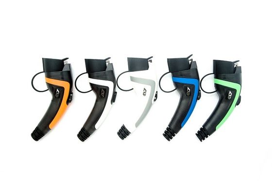 250V конец длины зарядных кабелей 5m типа 2 EV AC 32A открытый для автомобиля