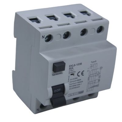 10KA тип автомат защити цепи B 63A RCD для предохранения от Leackage