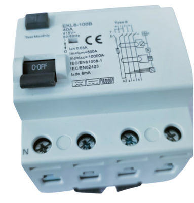Купить Прибор 50 предохранения от DC 6mA 4P остаточный настоящий/60Hz расклассифицировал частоту онлайн изготовление