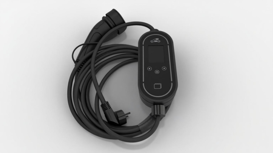 Хорошая цена 11KW Type2 EV Portable Charger with 2.4 inch Screen  EV Portable Charger with APP Control онлайн