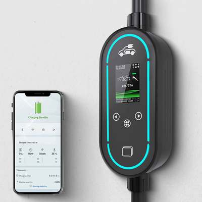 Хорошая цена AC 400V 11kW Portable EV Charger with WiFi 2.4GHz IP67 Protection and 2.4-inch LCD Screen онлайн